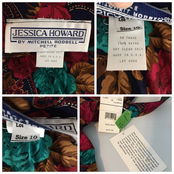 Vintage NWT 90s Dark Cottagecore Floral Dress Belt - Picture 16 of 16